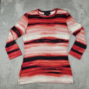 St. John Women's Basic Top 3/4 Sleeve Size M Medium